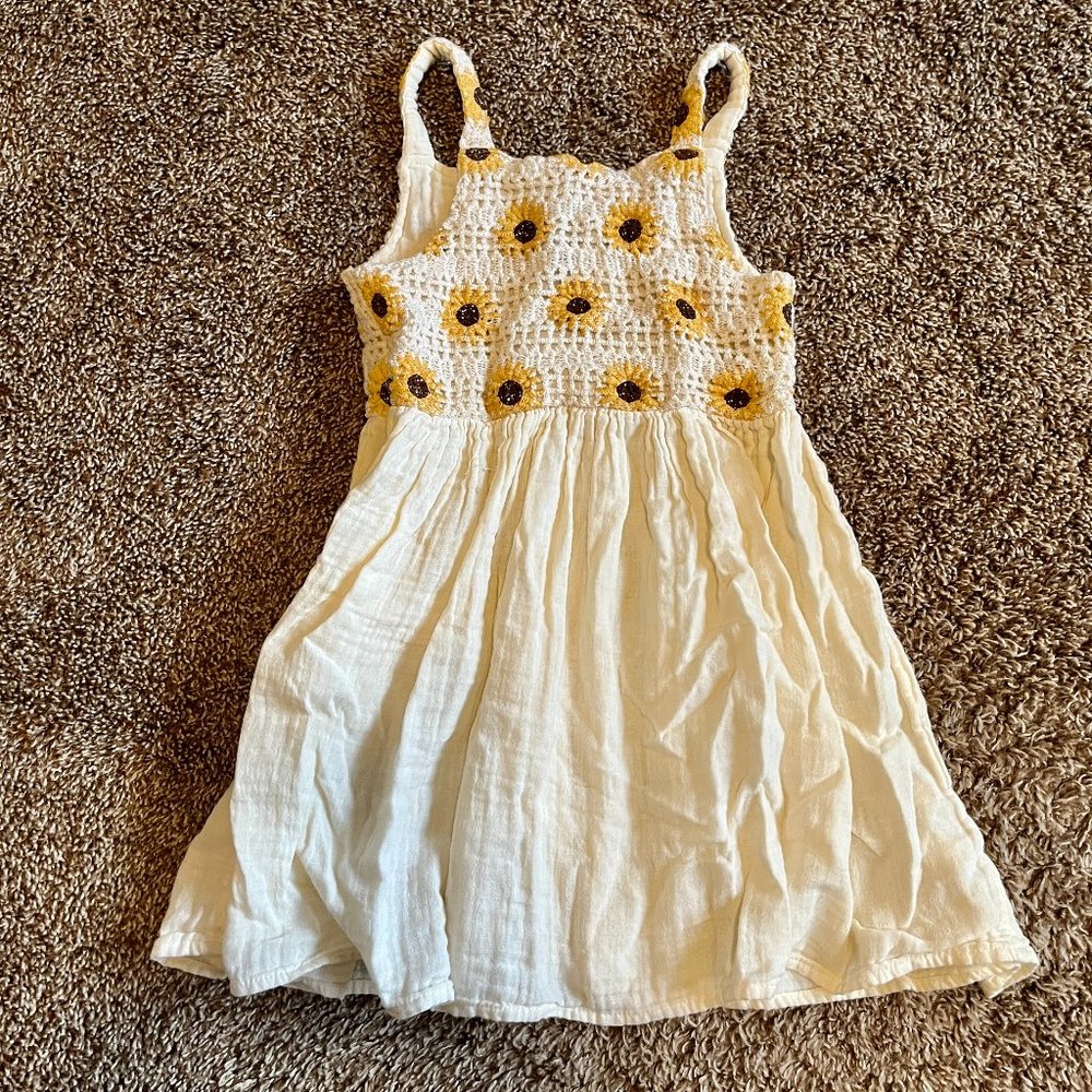 ZARA // embroidered sundress // 4-5